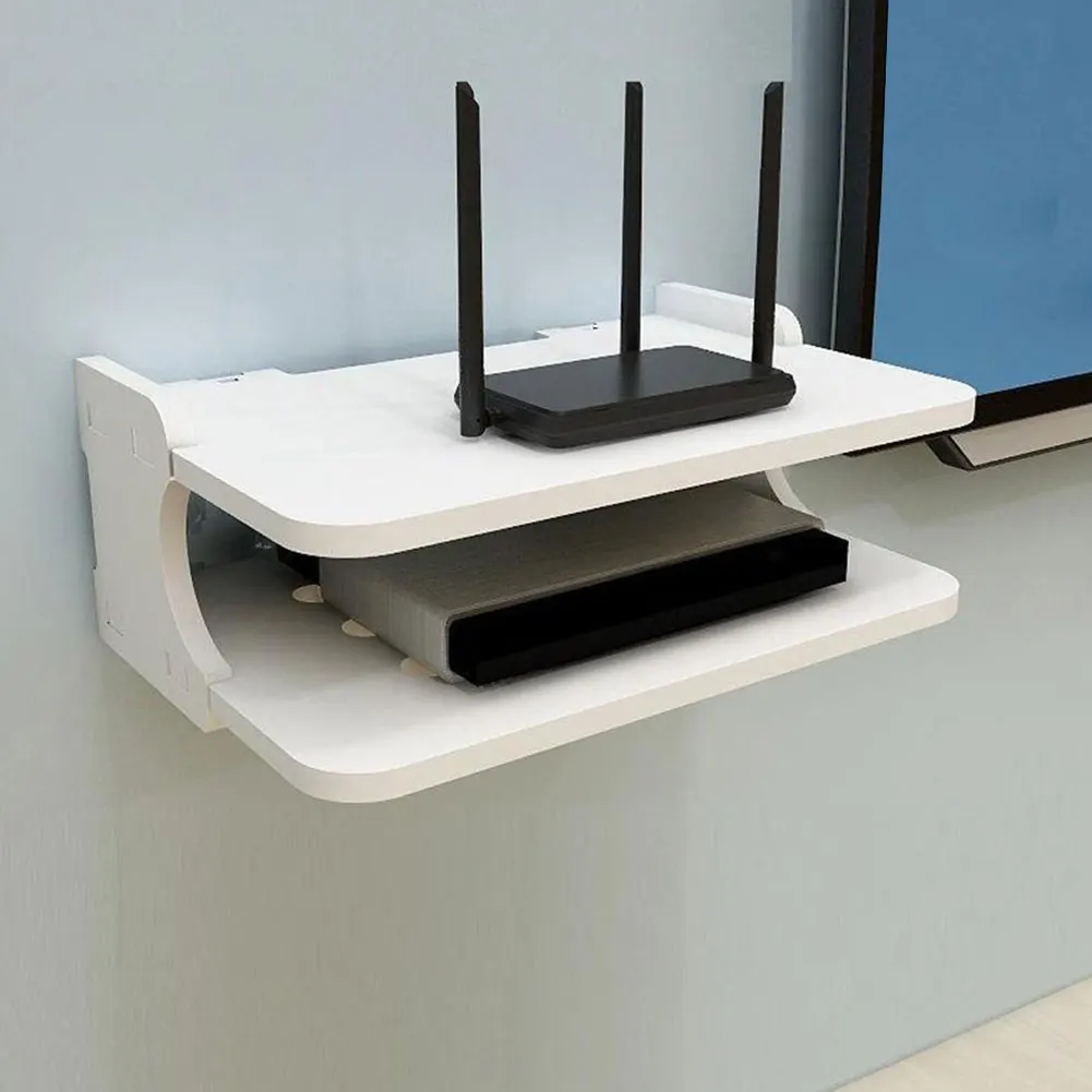 Wall Mount Storage Tv Box Router Bracket Holder Wall Mount Storage