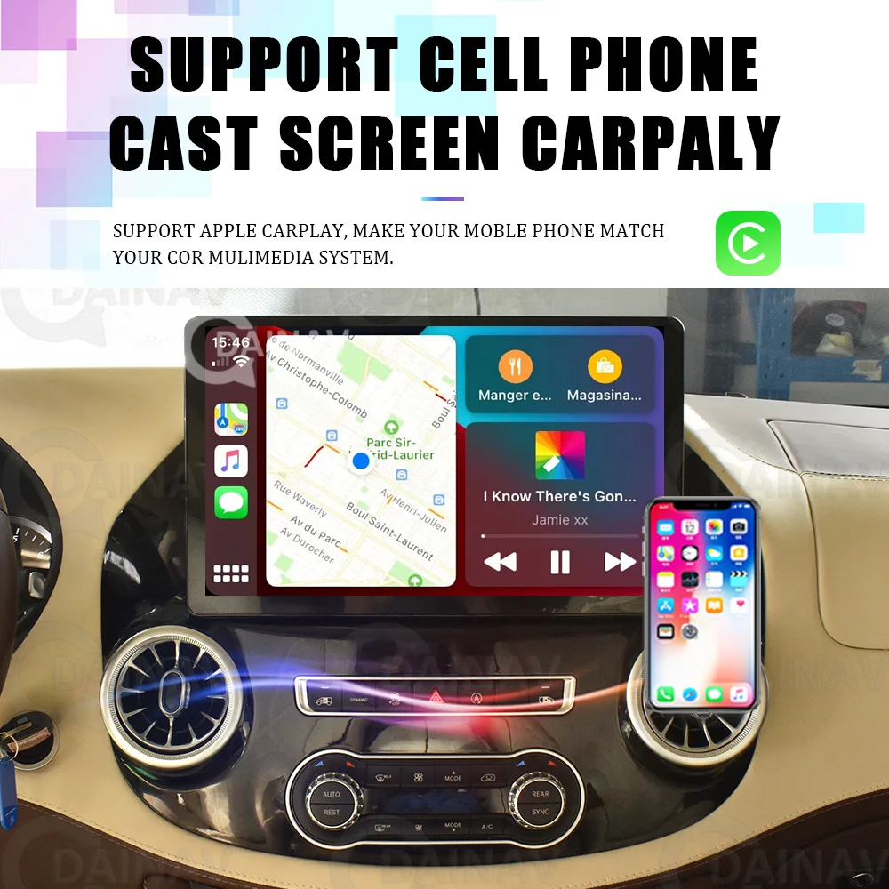 

13.9 inch For Mercedes Benz Vito W447 2015-2022 Car Radio Android multimedia player Navigation stereo Google carplay head unit