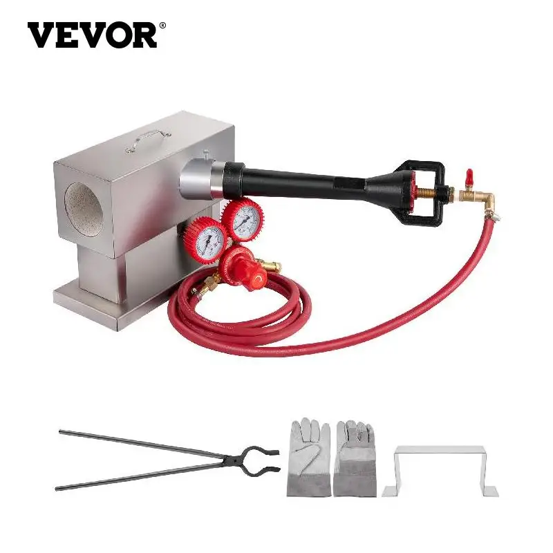 stainless steel mig wire VEVOR Gas Propane Forge Furnace Burner Portable Max.Temperature  2300°F Flame Gas Torch w/ Heating Burner for Metal Tool Making stainless steel electrode