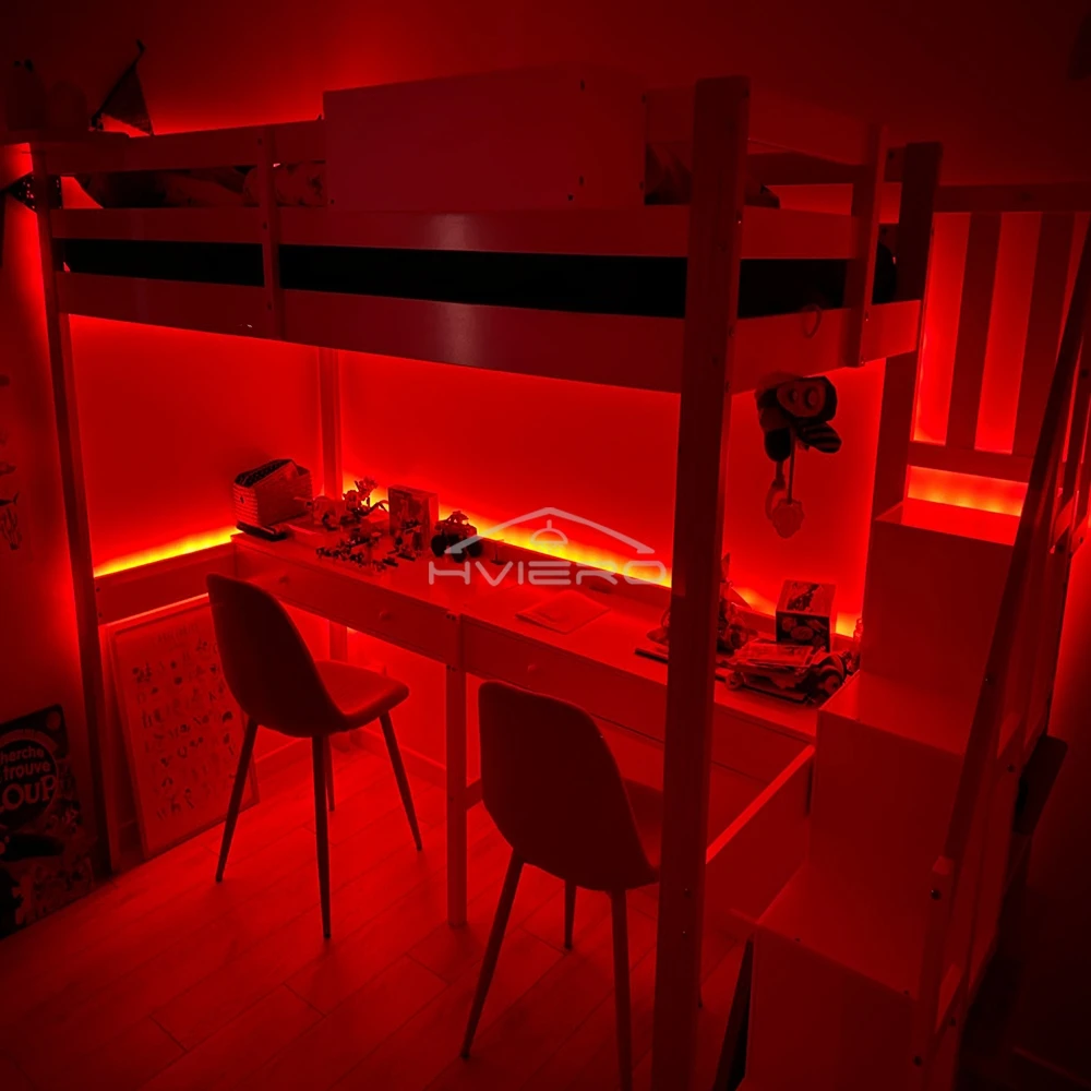 Vibrant LED Light Strips with Infrared Remote - USB 5V Decorative Lighting