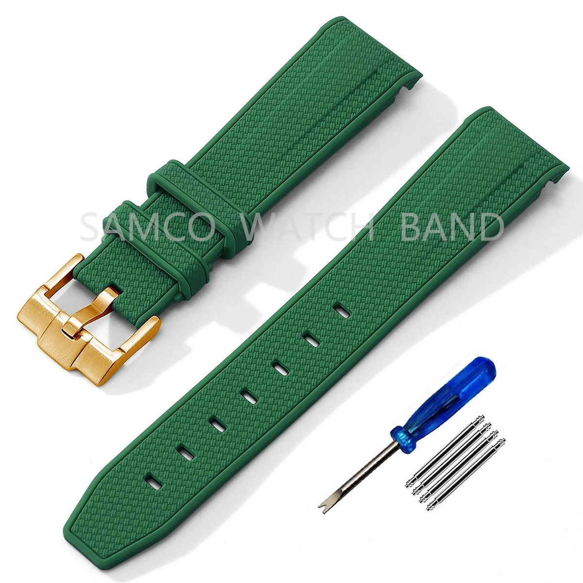 Premium Silicone Watch Strap - 20mm Rubber Replacement Band