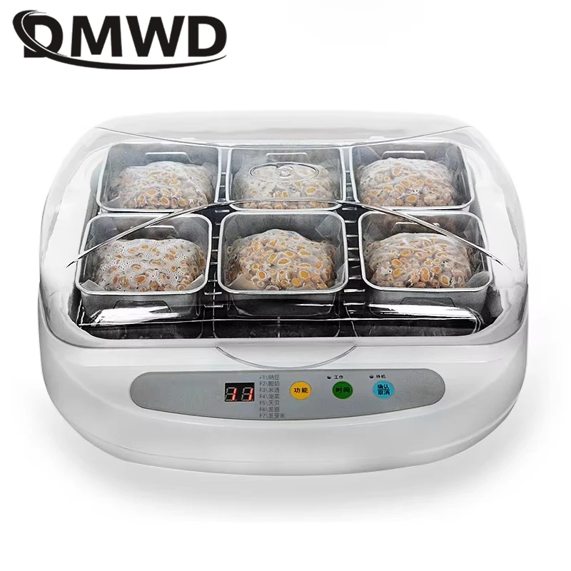 Automatic Intelligent Natto Maker Multifunction Greek Yogurt Pickle Tempeh Rice wine Thermal Fermenter Stainless steel container