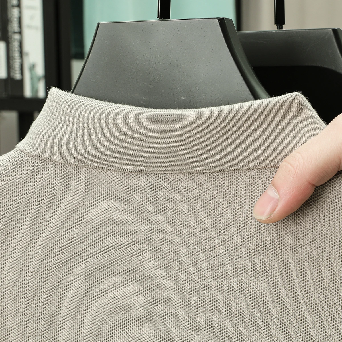 100% pure cotton luxury brand men's short sleeved polo shirt summer fashion stripe classic golf top casual silk business T-shirt 101 S13f17670ee144c2d8be9e32fa5726104K