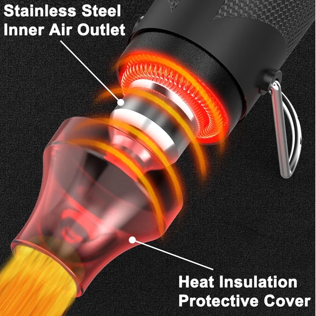 Mini odorà air chaud électrique pour travaux manuels, souffleur de  température à souder, séchoir à chaud