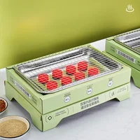Disposable Grill Grill Picnic Stove Portable Household Outdoor Fruit Charcoal Smokeless Grill Charcoal