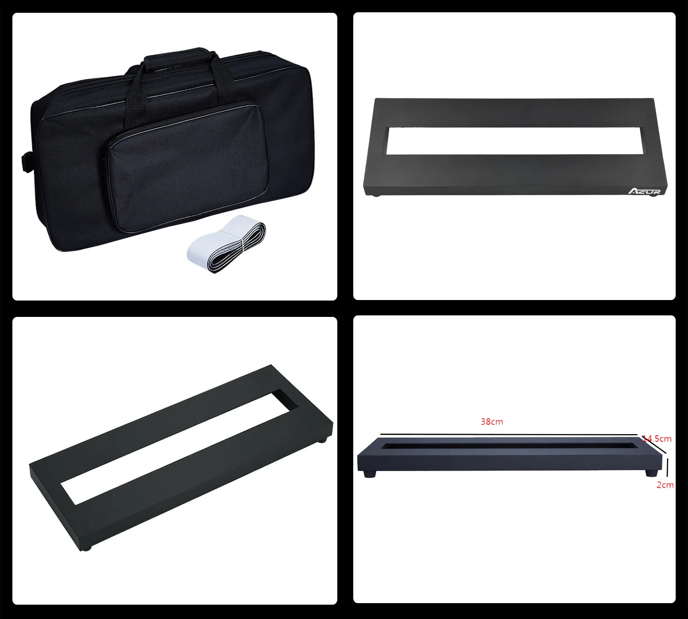 Pedaliera Per Chitarra Compatta 38x12,7cm - Con Borsa Trasporto - Foto 6