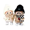17cm Labubu clothes 1nd/2nd labubu Generation Labubu Sitting Party Clothes Pendant Doll Labubu doll Clothes Sweater scarf 5