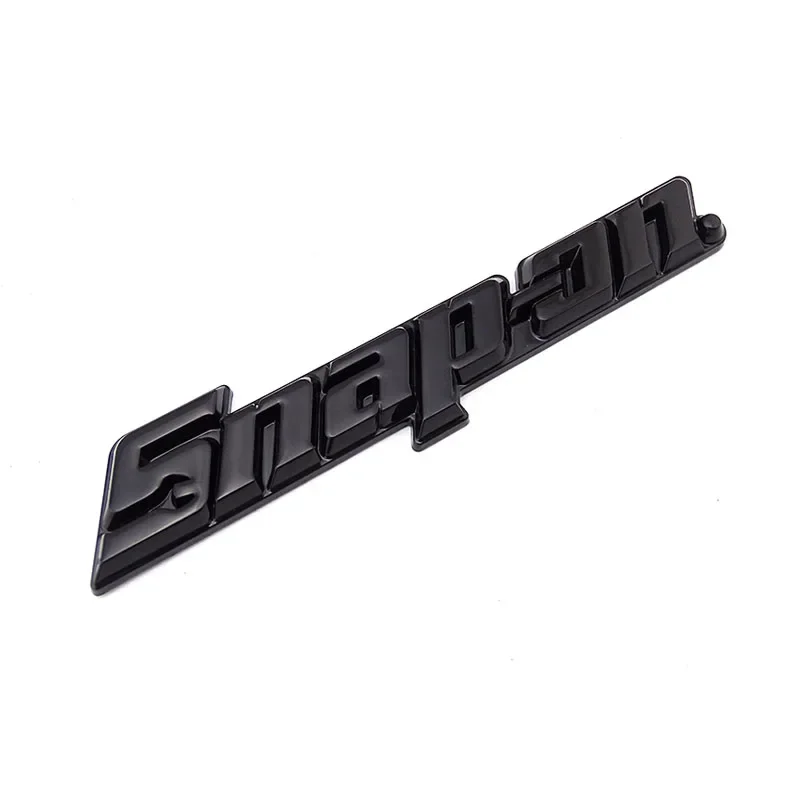 Abs Oem 117Mm Tools 3D Logo Chrome Silver Black Badge Emblem Snap On Tool Box Stickers Decalcomania