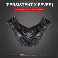 Electric Heated Gloves Mitten USB Heated Gloves Touch Screen Winter Warm Gloves Hand Warmer Thermal For Outdoor Skiing Riding 5