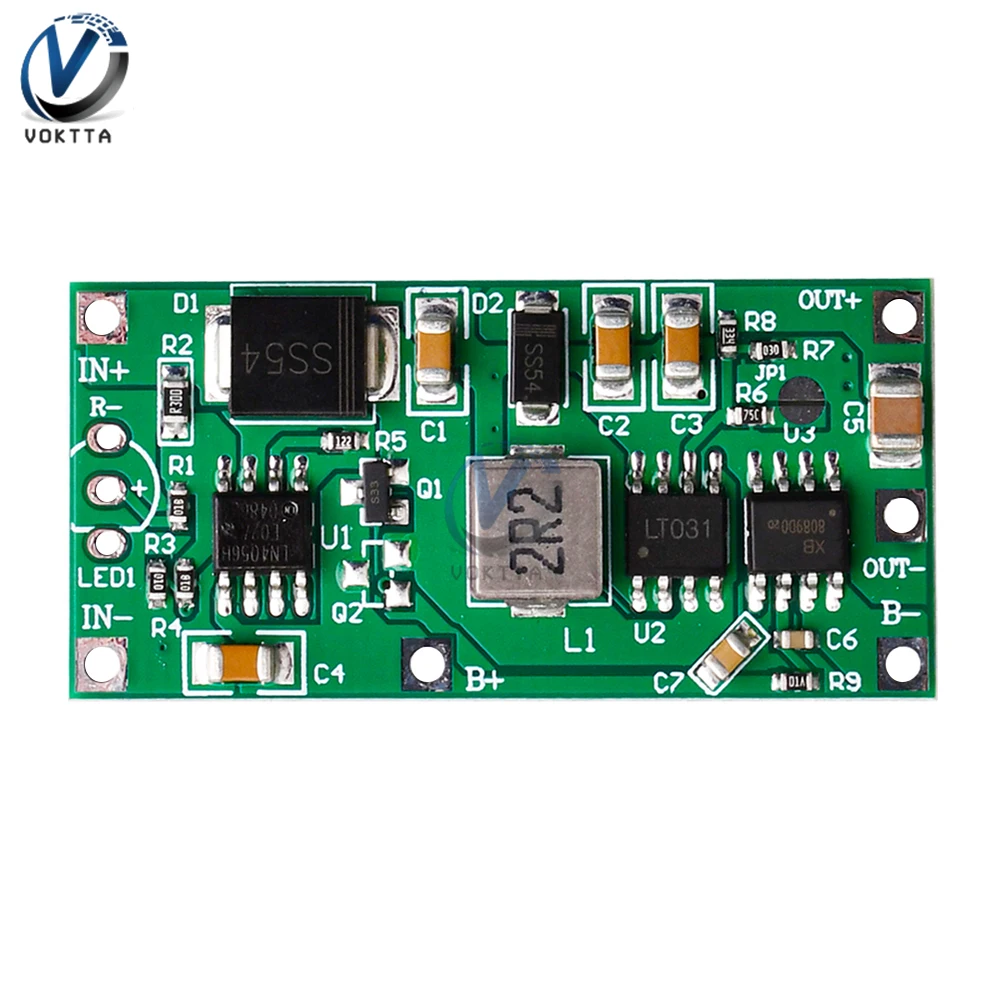 DC UPS 5V 12V 15W Uninterrupted Charging Module 18650 Lithium Battery Boost Step Up Power Supply Voltage Converter Board