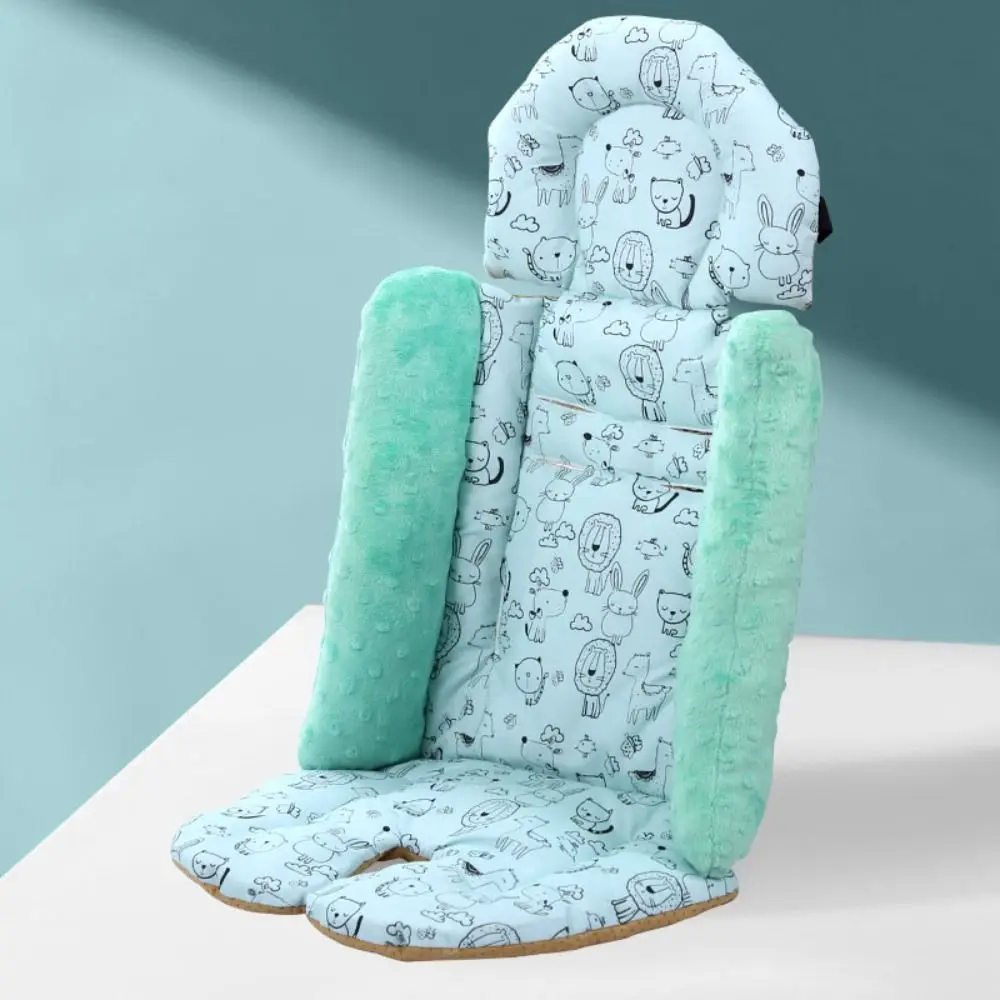 Cartoon Pattern Baby Stroller Cushion Stroller Accessories Baby Seat Cushion Pushchair Car Mat Pram Cushion Car Seat