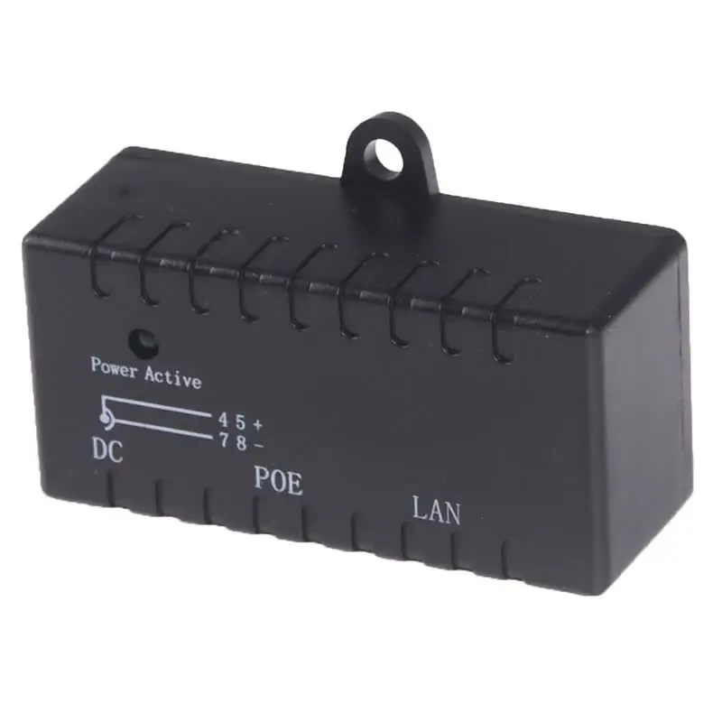 10/100 Мбит/с 12 В-48 В Gigabit Power Over Ethernet пассивный PoE инжектор-сплиттер для IP-камеры