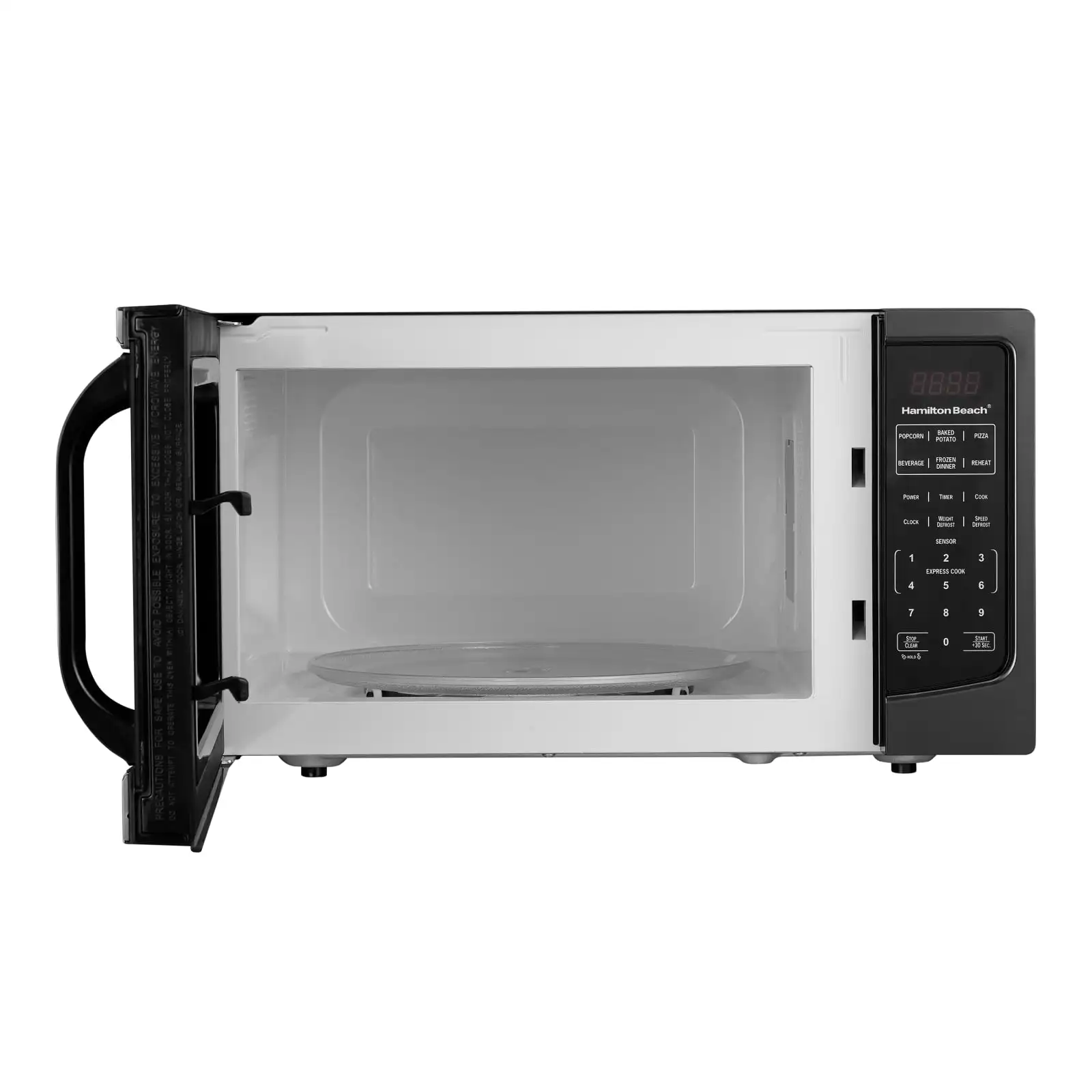 Hamilton Beach EM145AAK-P Digital Microwave Oven, Stainless Steel