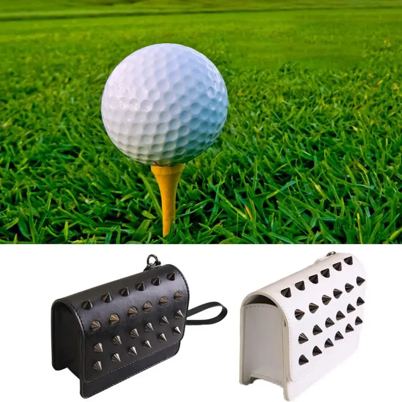 

Универсальная новая сумка для гольфа, модная трендовая сумка с заклепками для мужчин и женщин, универсальная Большая вместительная сумка для хранения, сумка для гольфа с магнитной застежкой
