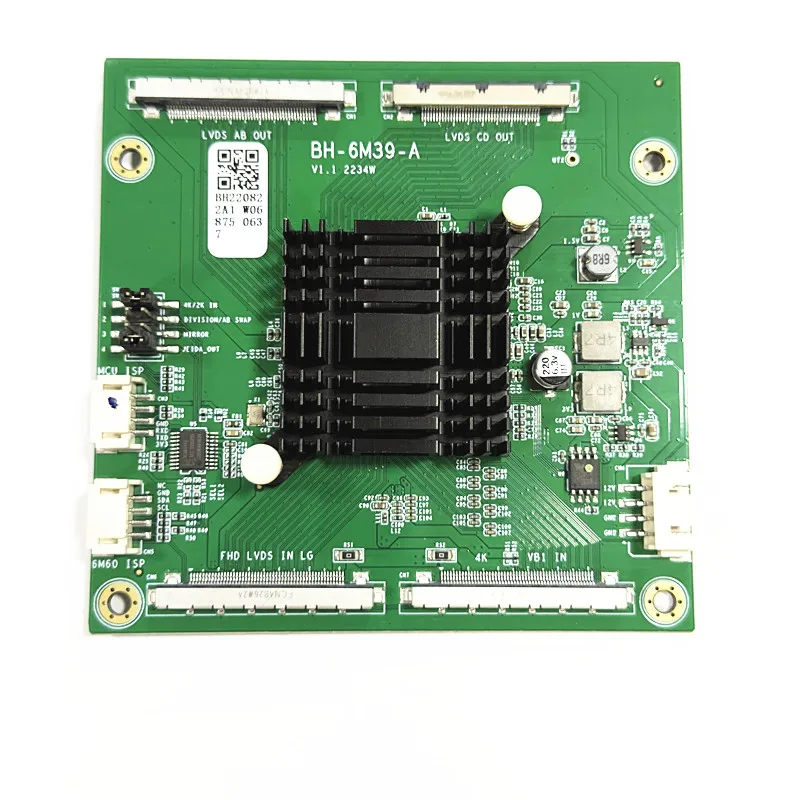BH-6M39-A 어댑터 보드, 4K 마더보드 포인트, 2K 화면, VBO-LVDS 주파수 부스터 보드, 60hz-120hz 멀티플라이어 보드