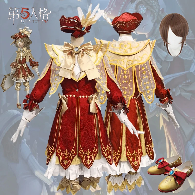 

Game Identity V Edgar Valden Painter Narcissus Cosplay Costumes Full Set Outfit Anime Clothes Halloween Costume for Unisex Suits