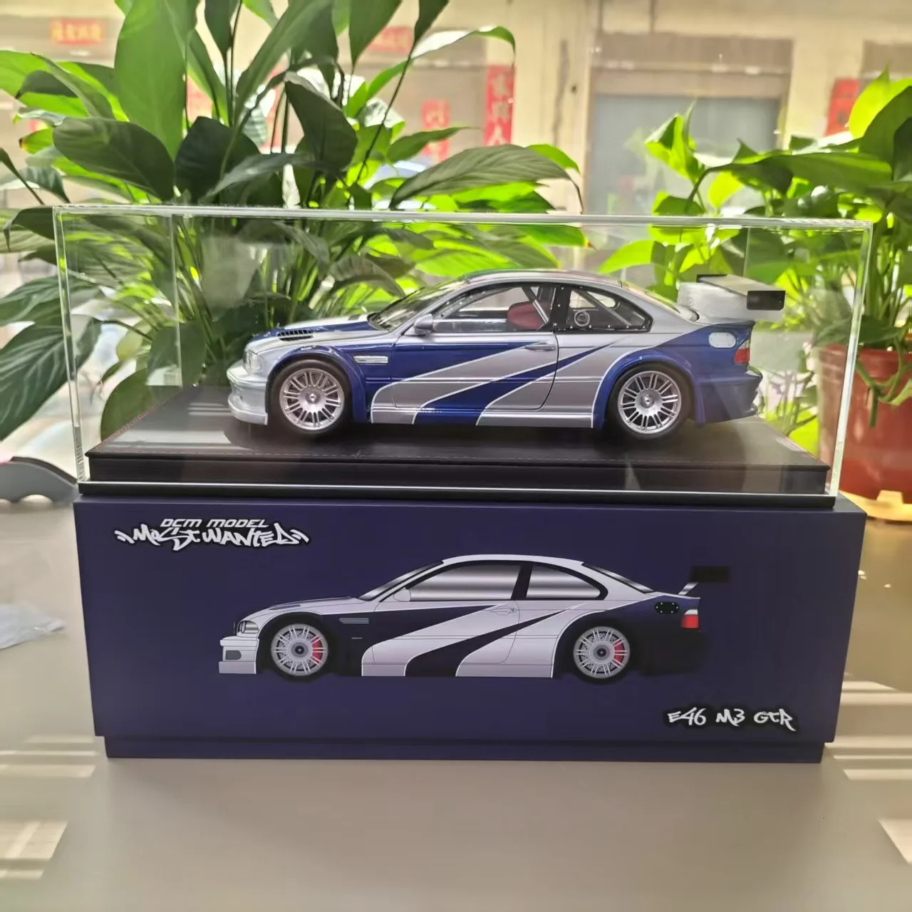 In Stock DCM Die-cast 1:18 Scale BMW M3 GTR E46 Need for Speed