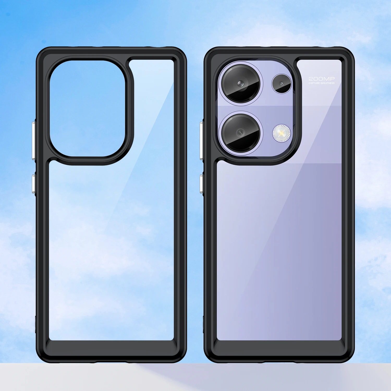 Clear Hard Translucent Phone Case Cover