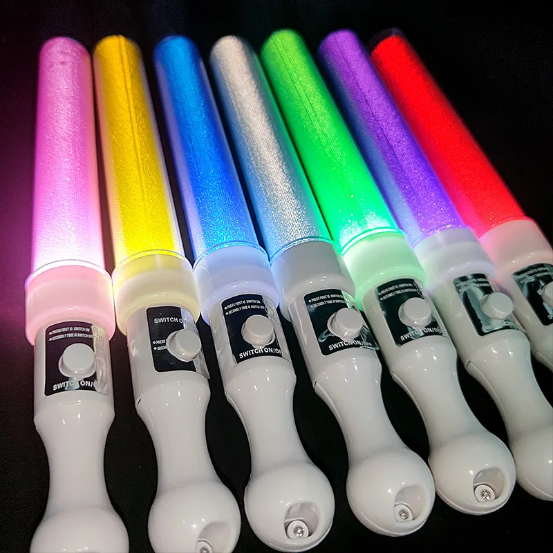 Vibrant LED Flashing Glow Sticks | Party Favors for Concerts/Night Celebrations/Bar/Cheer | Winter & New Year Decorations