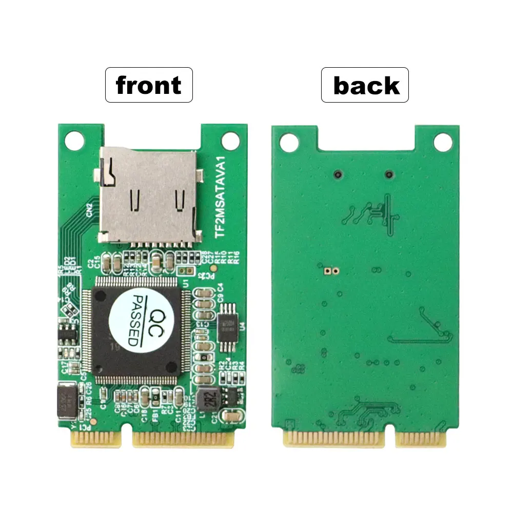 Adaptador Micro sd tf Conversor Mini Pci e Ssd para pc Computador e Laptop Msata - Imagem 2