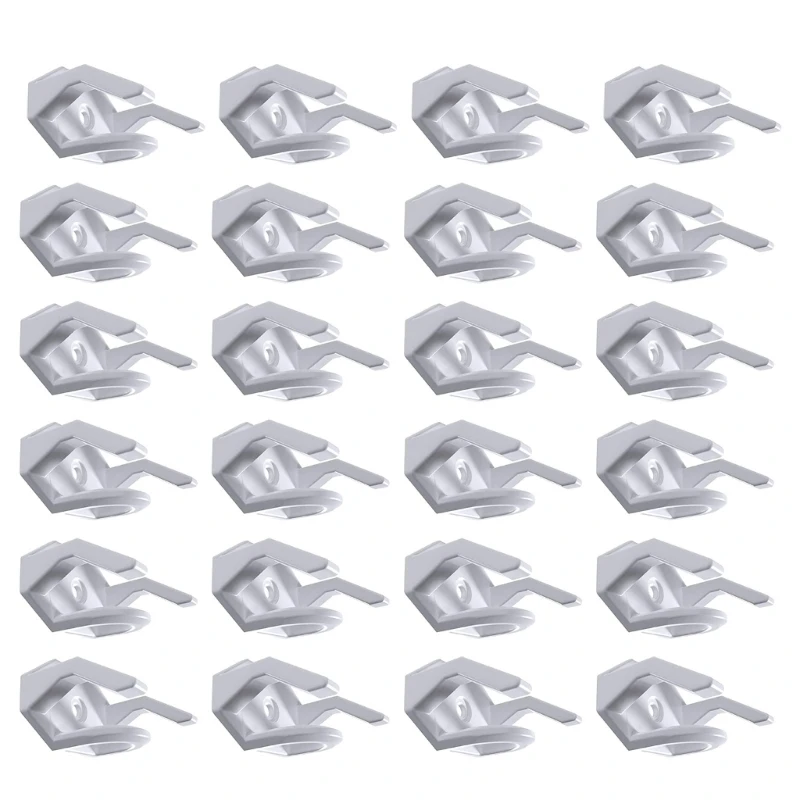 

24 Pieces Self-adhesive Hat Racks Baseball Caps Hooks Organiser No Punching