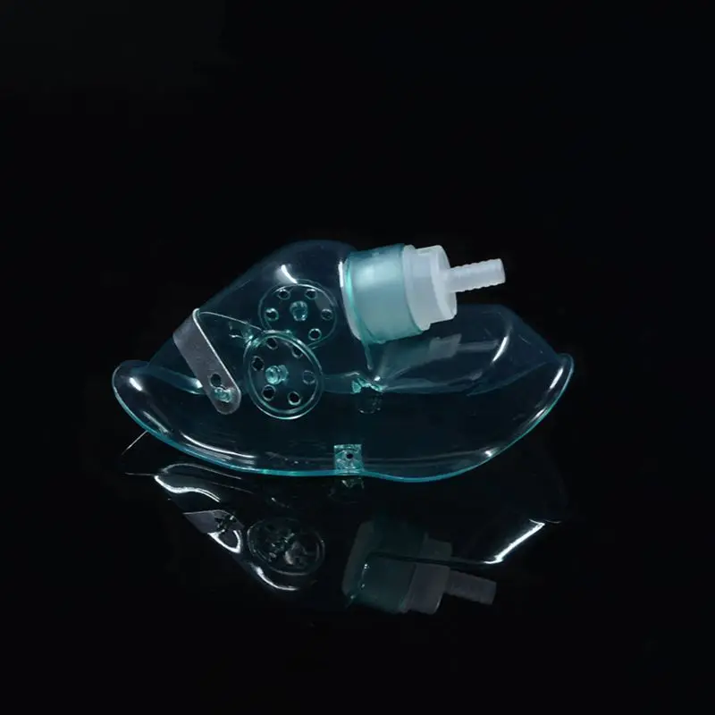 OFBK-mascarilla de oxígeno segura para adultos, máscara con atomizador de compresión de aire, con tubo largo, correa elástica ajustable, para uso