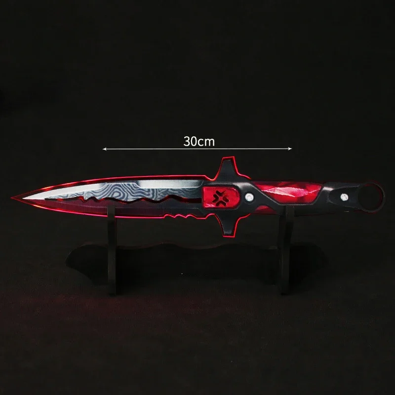 thumbnail image 1 of Arma Valorant de 30 cm VCT LOCKIN Melee, espada acrílica luminosa, cuchillo, accesorios de cosplay, modelo de espada periférica, juguetes de regalo para niños, 1 of 5