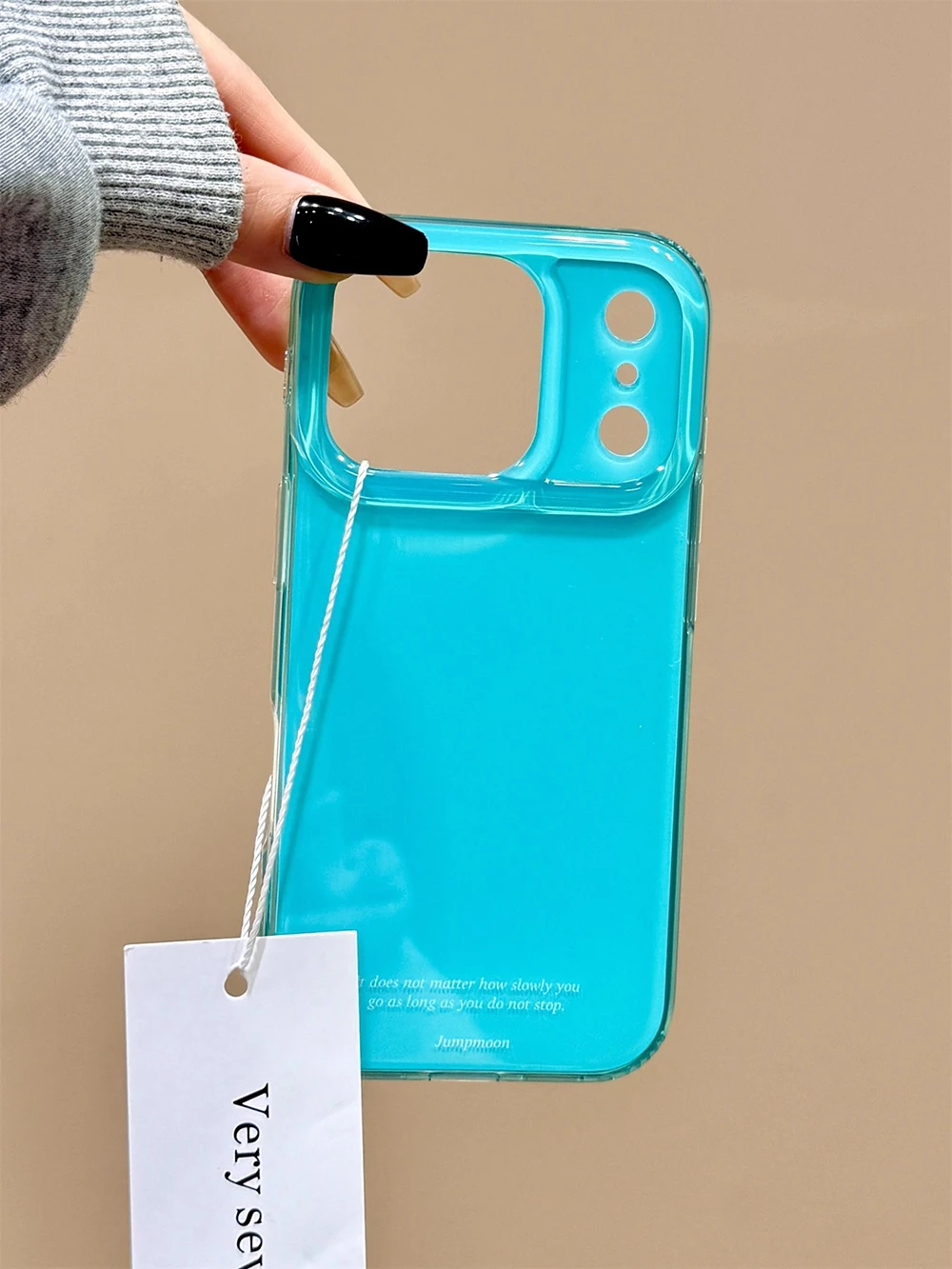 Elegant Solid Blue Shockproof Phone Case - Stylish Protective Back Cover
