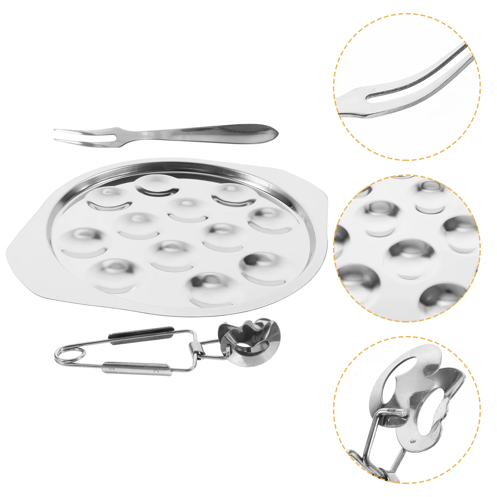 

Tongs Stainless Steel Metal Serving Kitchen Food Snail Mini Locking Cooking Grilling Barbecue