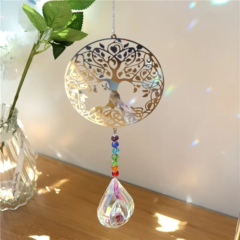 Animal Metal Pendant crystal sun catcher 1 Piece Crystal Ball Prism Sun Catcher Garden Decorative Crafts