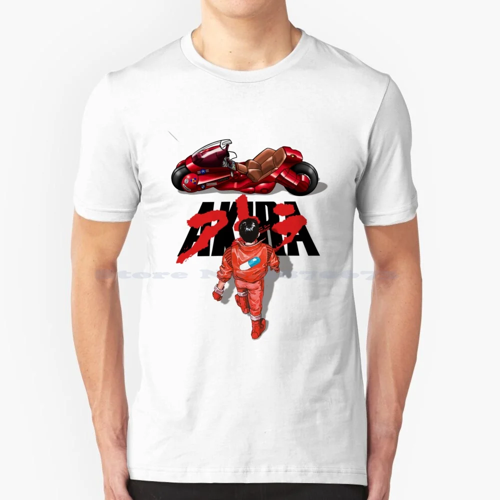 Akira T Shirt 100% Cotone Tee Akira Movie Katsuhiro Otomo Akira 1988 Anime Movie Anime Moster Trendy