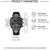 2 Pieces/Set Men's Fashion Casual Leather Quartz Watch Set - Stylish Timepiece And Wallet Combo Ideal Gift Choice 4