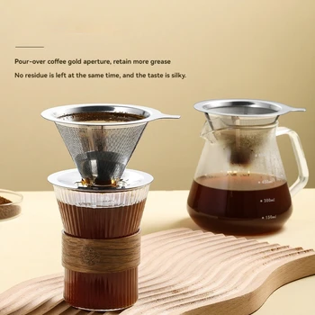 Double Layer Stainless Steel Coffee Filter 1