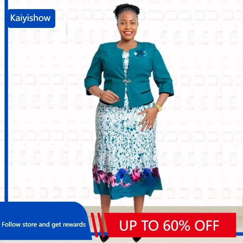 

2 Piece Sets African Dresses For Women Bodycon Coat Sexy Maxi Dress Elegant Wedding Gowns Ankara Long Dress 2023 New Robes
