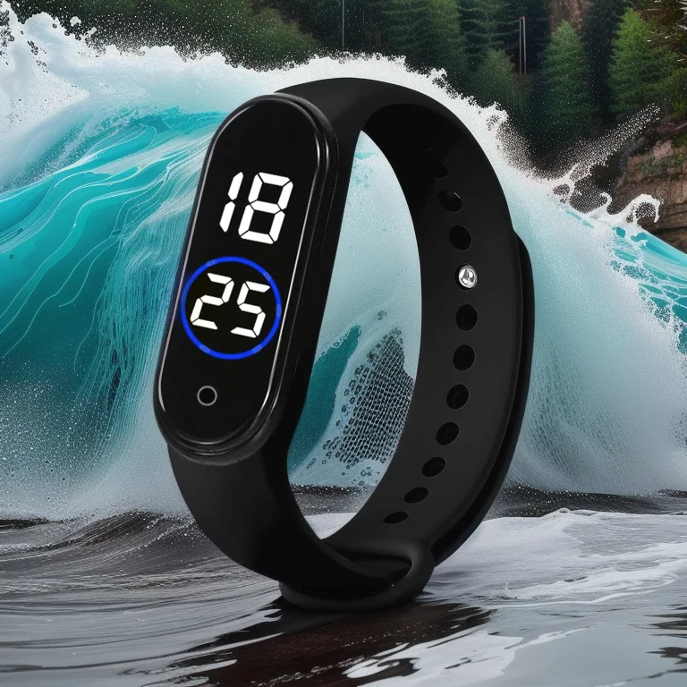 Children'sSports Smart Watch Outdoor Silicone Bracelet Electronic Watch Kids Bracelet Digital Watches 4