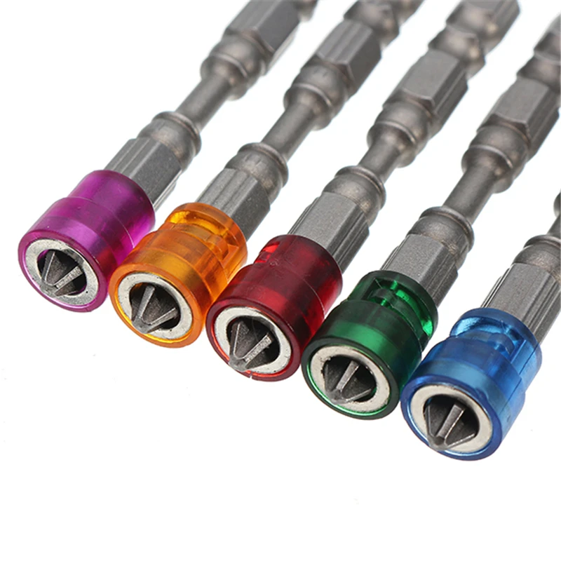 Magnetic Screwdriver Bit Drill Cross-head PH2 1/4 Inch Hex Shank 5Pcs Drywall Electric Set magnetic screwdriver set screwdriver set magnetic screwdriver bits magnetic screwdriver bit set screwdriver bit