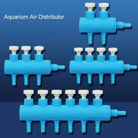 Aquarium Air Splitter Valve Fish Tank Air Pump Flow Splitter Distributor Pump Valve Tap Lever Control Switch Valves Accessories 1