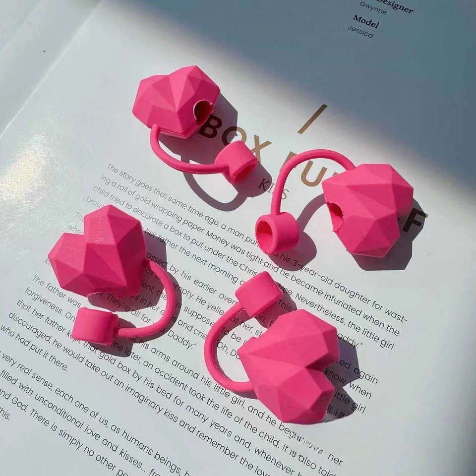 Accessoire Stanley Cup Lot De 4 Capuchons De Paille En Silicone Pour Tasse Stanley - 10 Mm