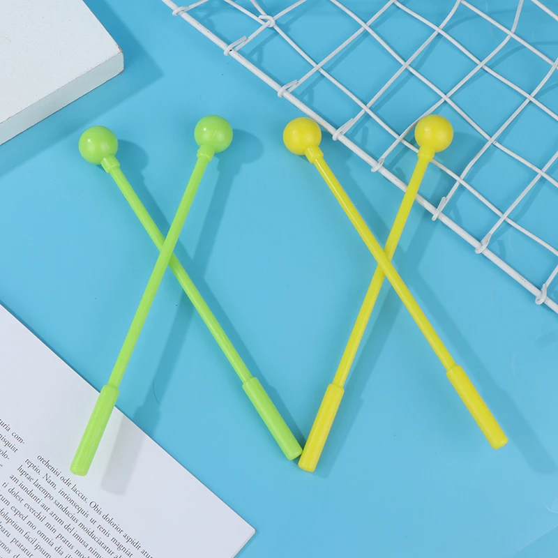 2Pcs Percussion Drum Sticks Schlägel Drumsticks Erwachsene Kinder Stick Mallet Kunststoff Instrument kinder Spielzeug Zubehör – Detail 6