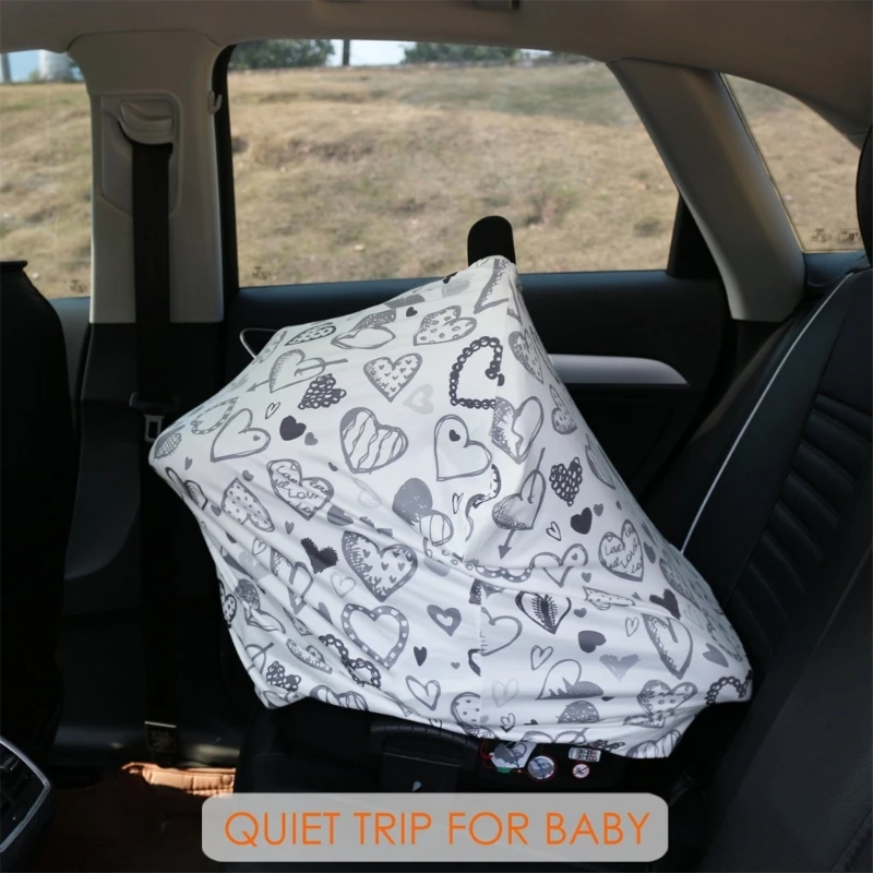 Mother Outing Breastfeeding Towel Cotton Baby Feeding Cover Anti-privacy Infant Nursing Towel Carseat Swaddles Blanket