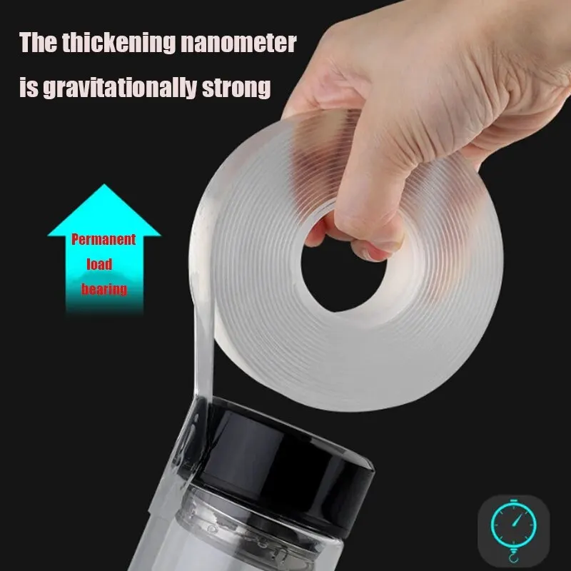 Double Sided Tape Nano Double-sided Non-trace High Viscosity Transparent Strong Fixed Wall Universal