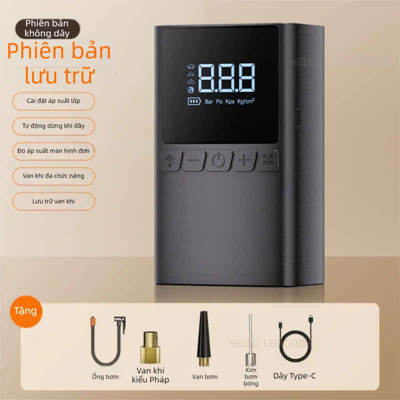 Bơm lốp ô tô giá loanh quanh 200k