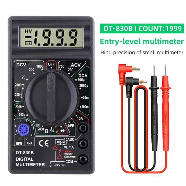 Dt830b Mini multimeter: Digitales Messgerät Lcd display Volt