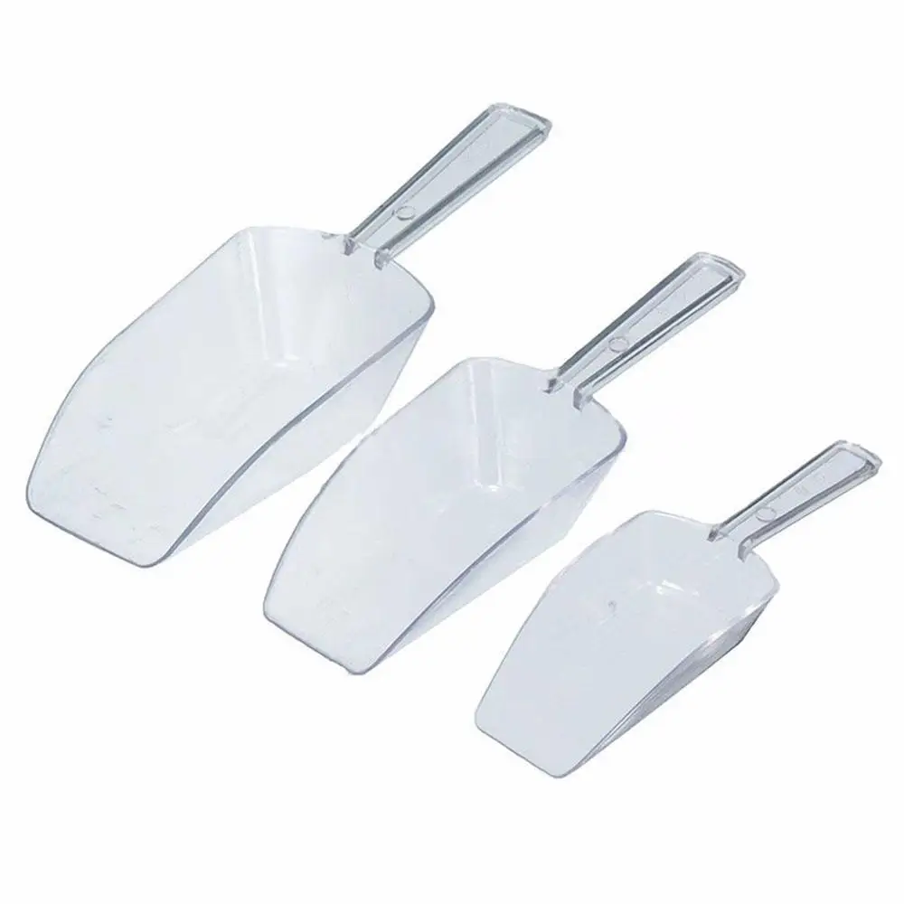 Plastic Ice Scoop Measuring Scoops Multifunctional Frosted Small Shovel Rice Grains Shovel Flour Scoop Coffee Tea