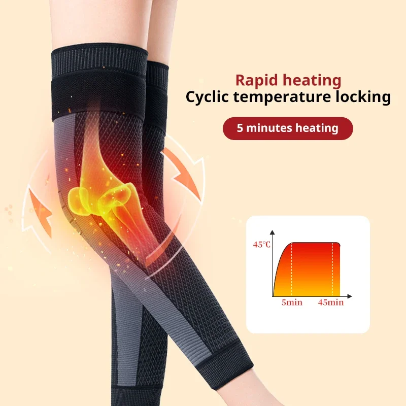 Self-Heating Knee Pads Brace Tourmaline Warm for Arthritis Joint Care Injury Recovery Belt Knee Leg Warmer Knee Support Pads