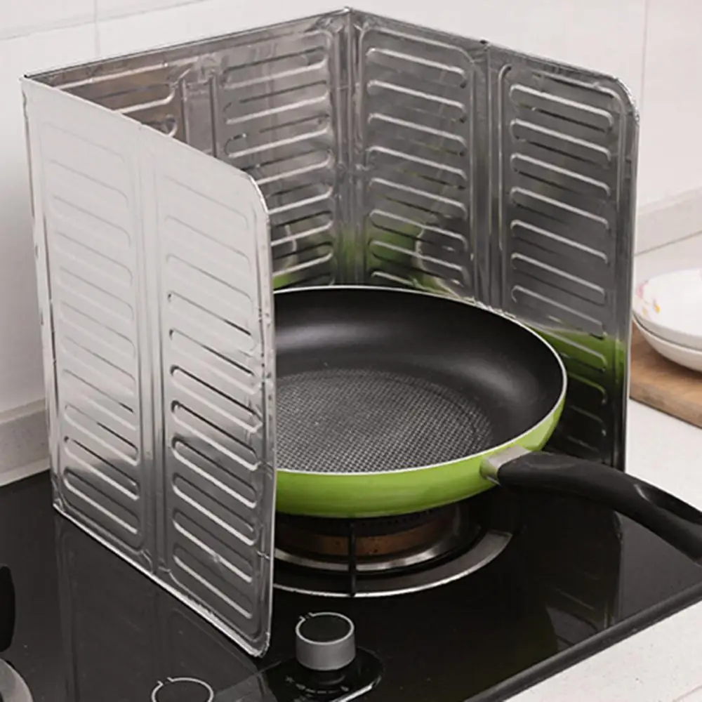 Foldable Stove Heat Insulation Anti-oil Splash Proof Plate Baffle Kitchen Tool Oil Splash-proof Protection Screen Kichen Gadgets