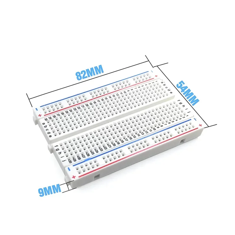 MB102 Breadboard Protoboard PCB BreadBoard Mini Universal Test 830 Point Solderless DIY Bread Board Test Develop for Arduino