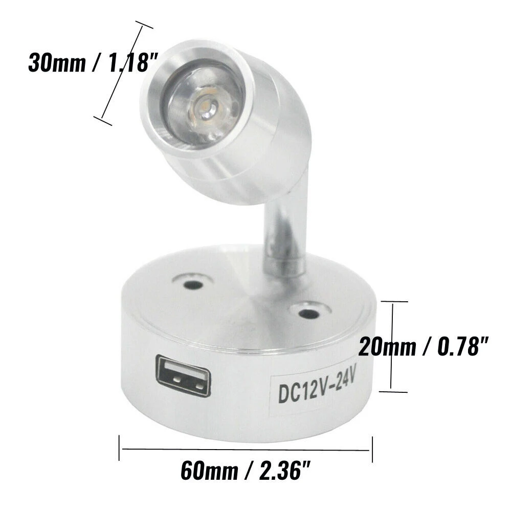 RV LED , ˷̴ USB  Ȩ  , ĳ Ʈ ƮϷ ġ , 230LM DC 12V