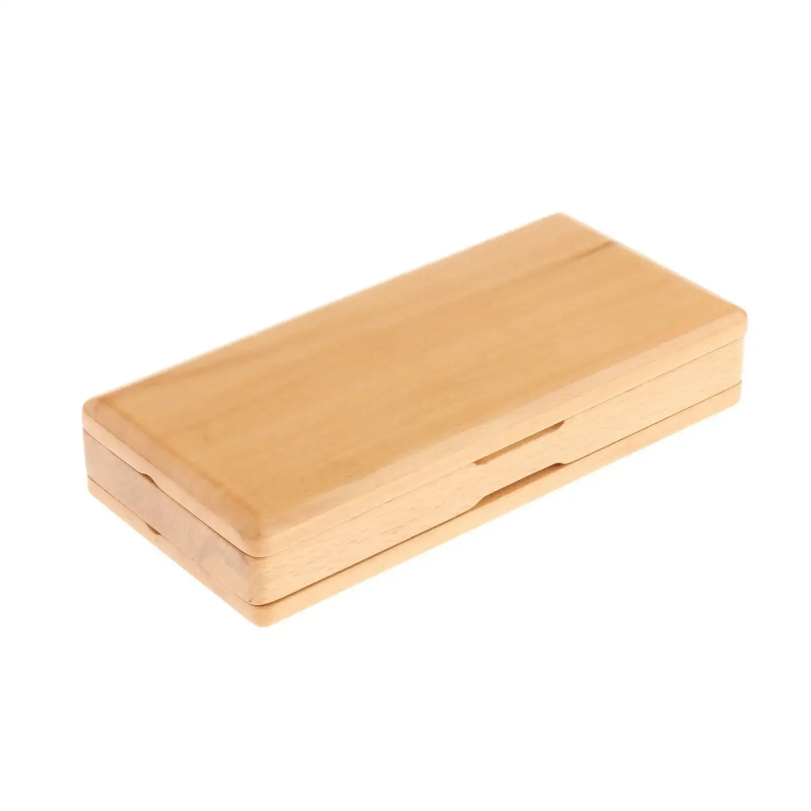Beige Wooden Case for Reed Storage Box Holds 40 Parts Dimensions 20x9x3x3cm 7cm