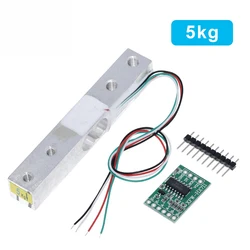 Aluminum Alloy Weight Sensor Module with HX711 (5KG AND HX711)